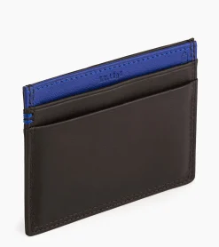 Porte cartes Martin en cuir lisse - Coffee Brown