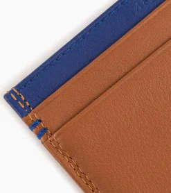Porte cartes Martin en cuir lisse - Brown Tan