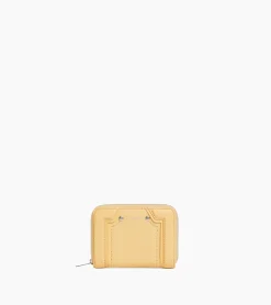 Porte cartes zippé Ella en cuir grainé - AURORE