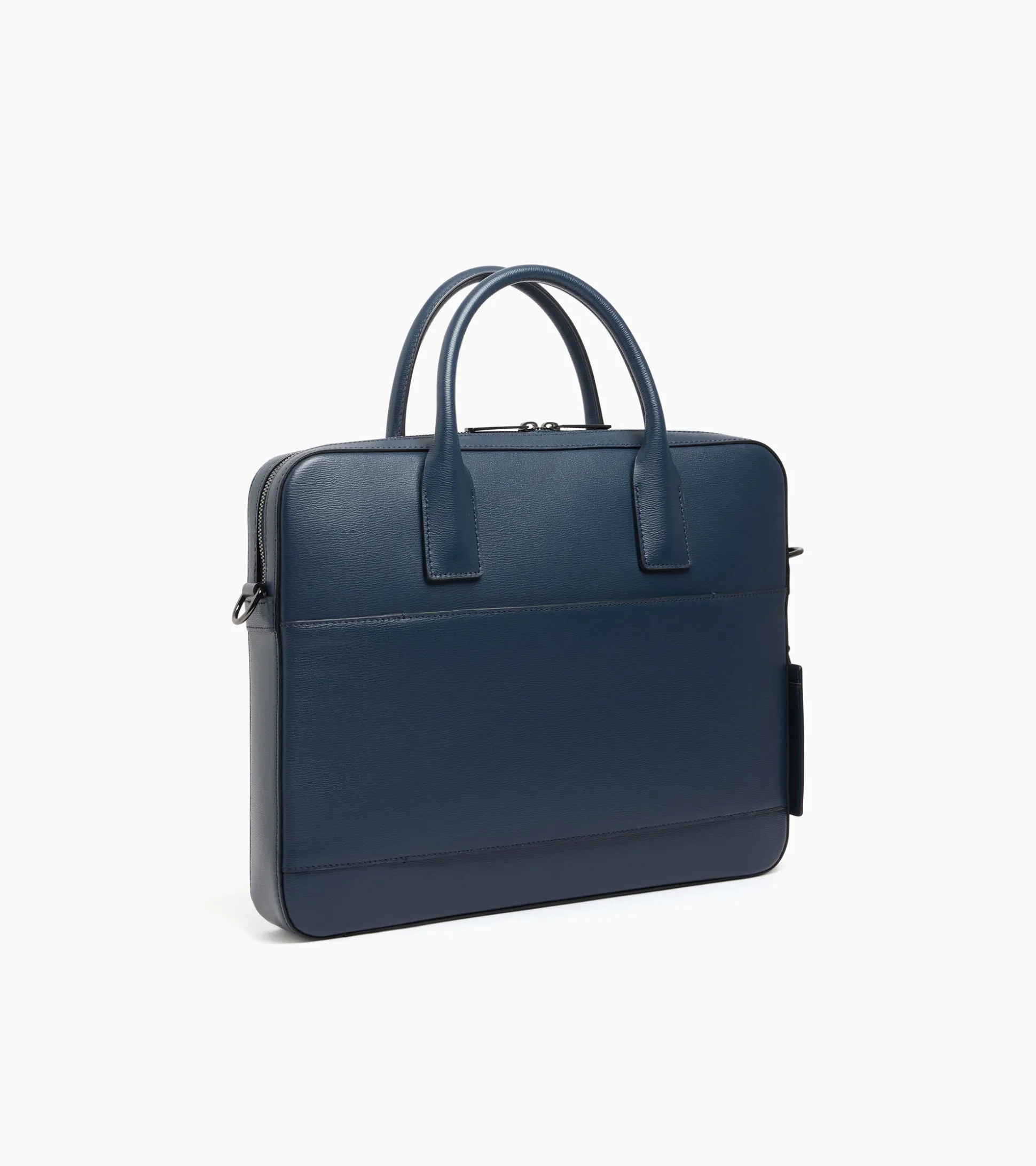 Porte document slim 14" Emile en cuir liégé - Twilight Blue