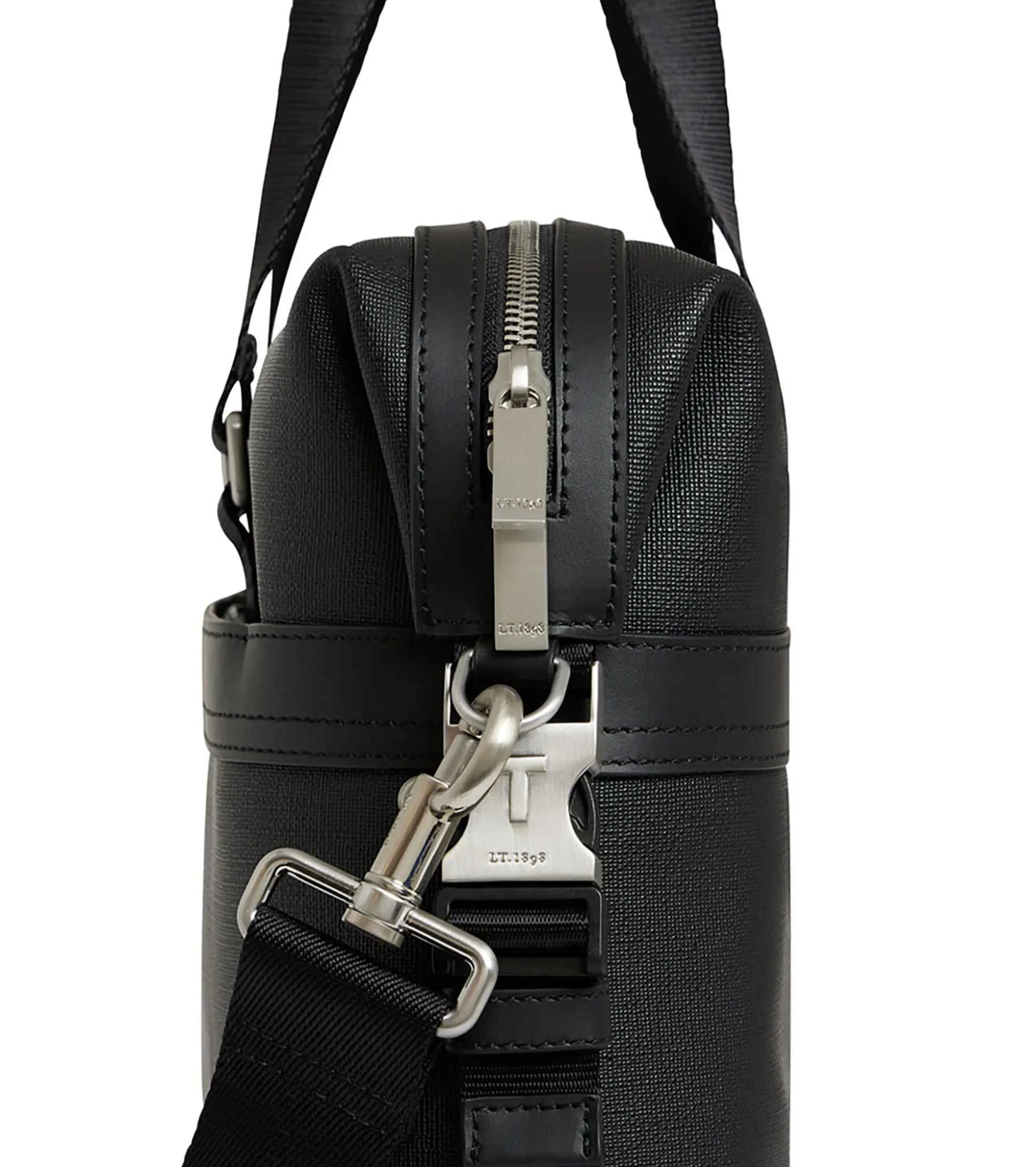 Porte documents 15" Maurice en toile enduite - Black