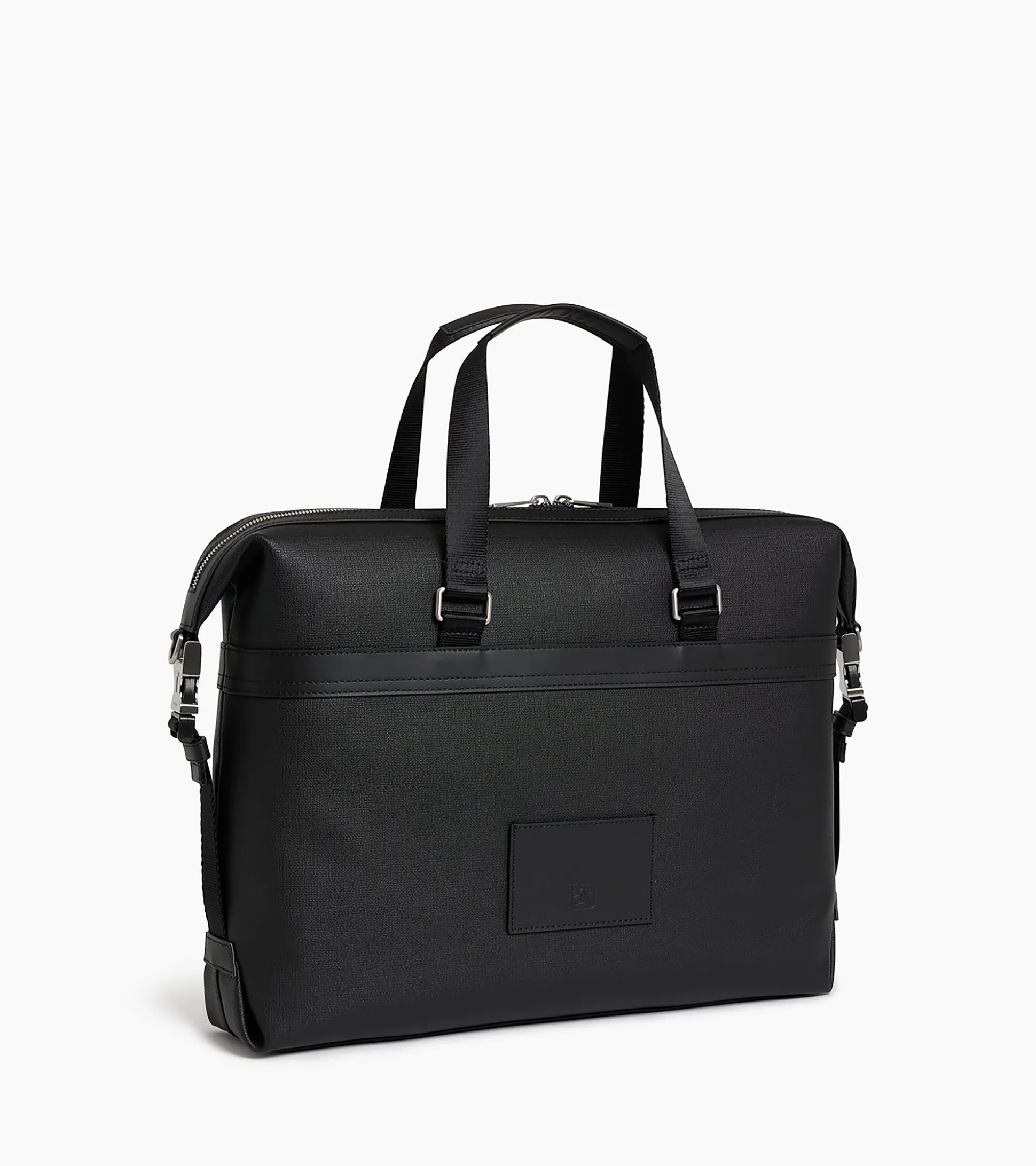 Porte documents 15" Maurice en toile enduite - Black