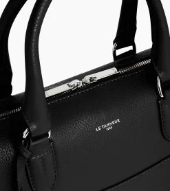 Porte documents 14" Romy en cuir grainé - Black