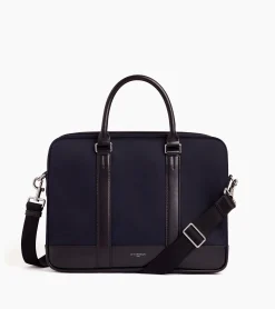 Porte documents 1 soufflet 15" Gaspard - Blue Twilight Black