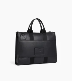Porte documents Alexis en cuir grainé - Black