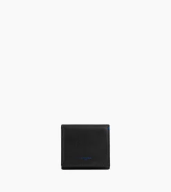 Porte monnaie boite avec poche billets Martin en cuir lisse - Black