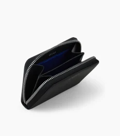 Porte monnaie Emilie en cuir grainé - Black