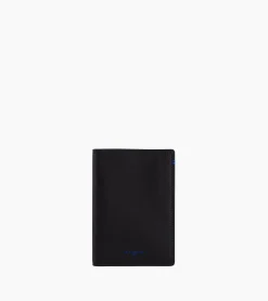 Porte passeport Martin en cuir lisse - Black
