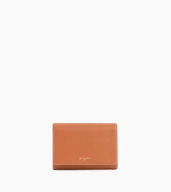 Portefeuille Emilie en cuir grainé - Brown Tan