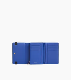Portefeuille Emilie en cuir signature T - Black Le Bleu