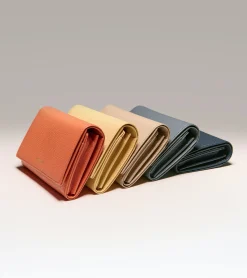 Portefeuille Emilie en cuir grainé - AURORE