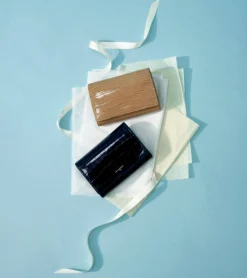 Portefeuille Emilie en cuir effet croco - CREPUSCULE