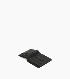 Portefeuille modulable 2 en 1 Charles en cuir grainé - Black