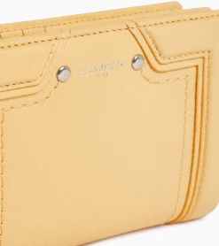 Portefeuille moyen modèle Ella en cuir grainé - AURORE