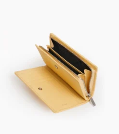 Portefeuille moyen modèle Ella en cuir grainé - AURORE