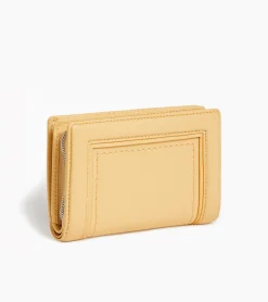 Portefeuille moyen modèle Ella en cuir grainé - AURORE