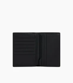 Portefeuille zippé Charles en cuir grainé - Black