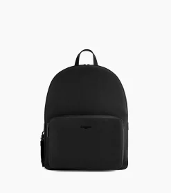 Sac à dos Emile en cuir signature T - Black