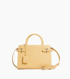 Sac à main moyen modèle Emilie en cuir grainé - AURORE