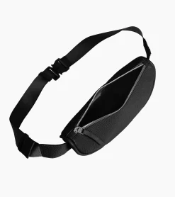 Sac banane Noah en cuir grain buffle et cuir lisse - NOIR 1