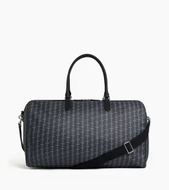 Sac de voyage 24h Camille en toile monogramme - SIGNATURE LT NOIR-NOIR