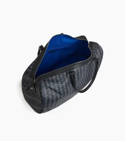 Sac de voyage 24h Camille en toile monogramme - SIGNATURE LT NOIR-NOIR