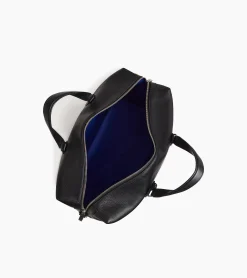 Sac de voyage 24h Romy en cuir grainé et lisse - Black