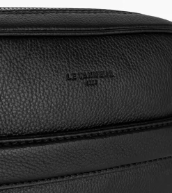 Sacoche moyen modèle Charles en cuir grainé - Black